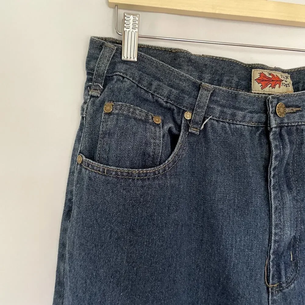 Field N' Forest men's blue jeans straight leg size 36 x 30 cotton pants classic